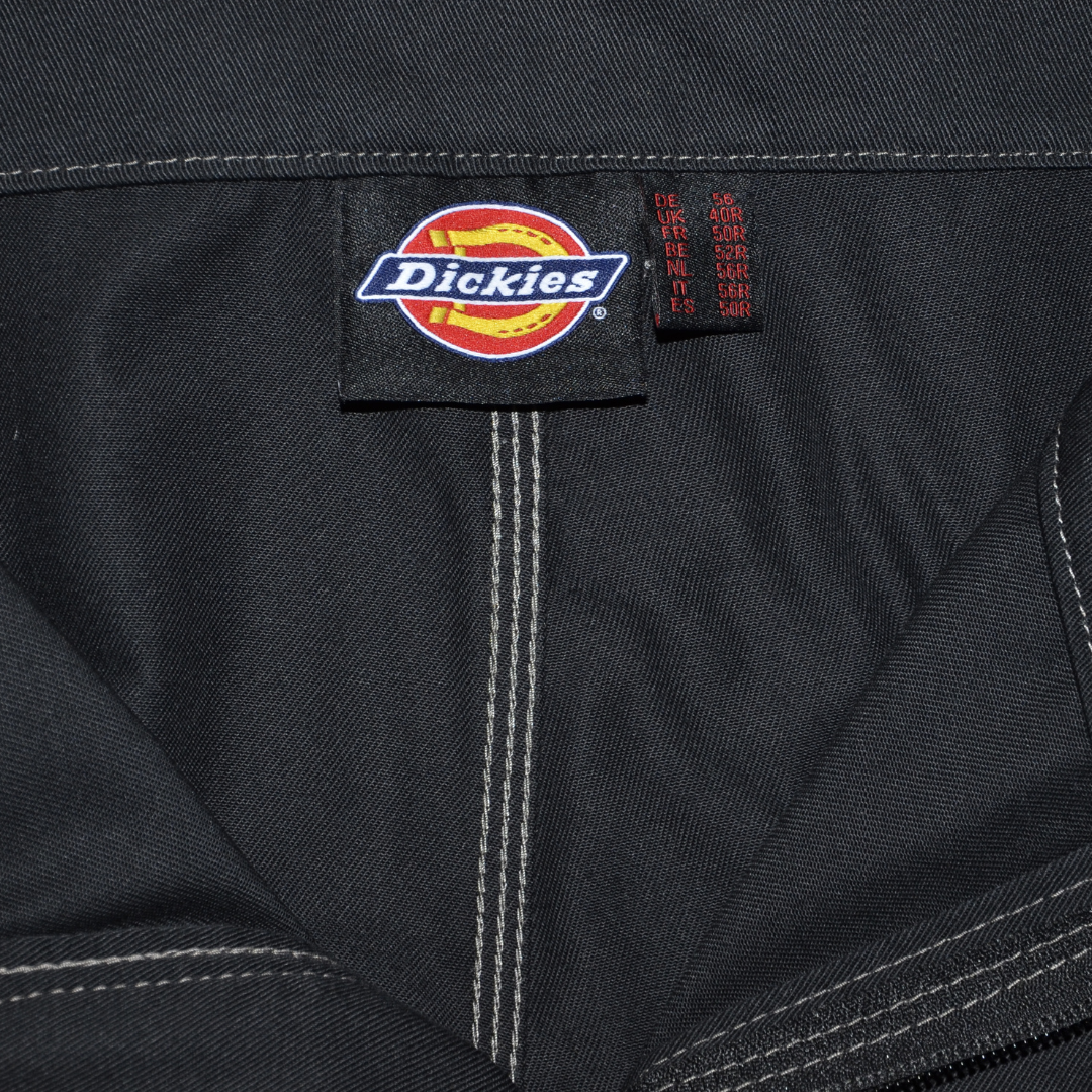 Pantalon Dickies Noir, Surpiqûres Blanches