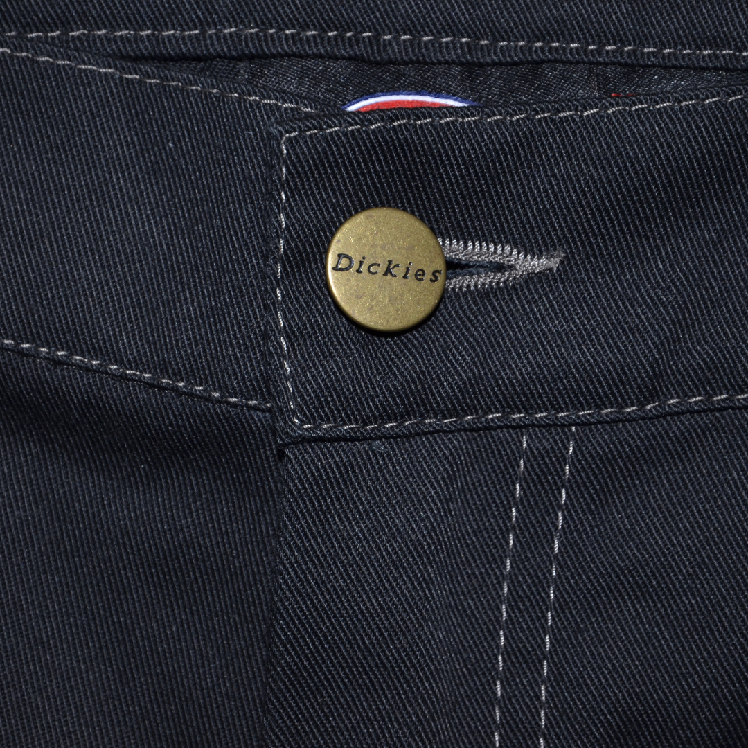 Pantalon Dickies Noir, Surpiqûres Blanches