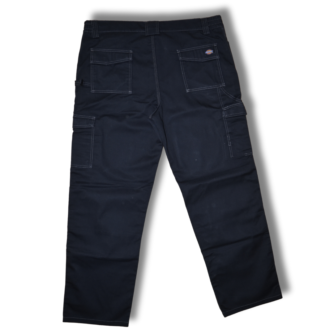 Pantalon Dickies Noir, Surpiqûres Blanches