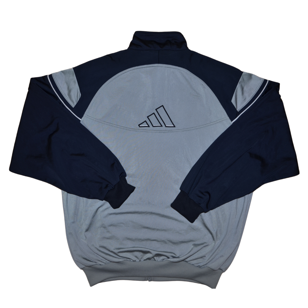 Veste Vintage Adidas 2000’s – Gris Clair & Épaules Noires